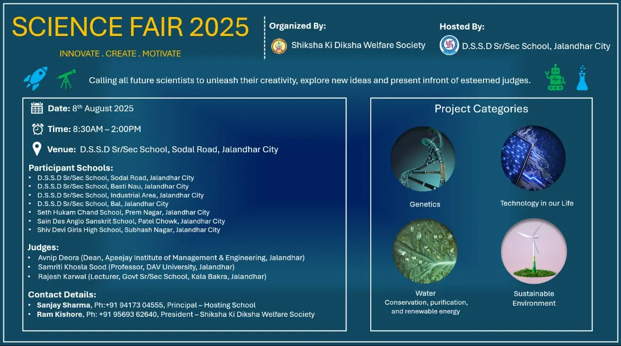 Science Fair at D.S.S.D Sr. Sec. School